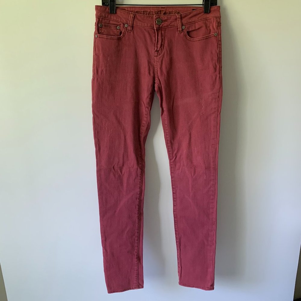 Buffalo David Bitton Red Felow Stretch Skinny Jean